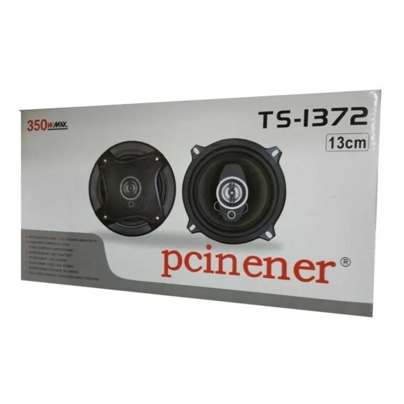 Parlantes Auto Pcinener Ts-1372 350w 13cms Auto Audio Negro-3