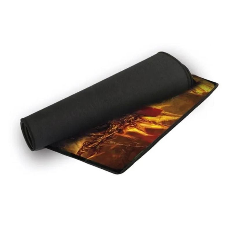 Mouse Pad Gamer Xl Antideslizante Alfombrilla Raton 70x30cm Naranja-1