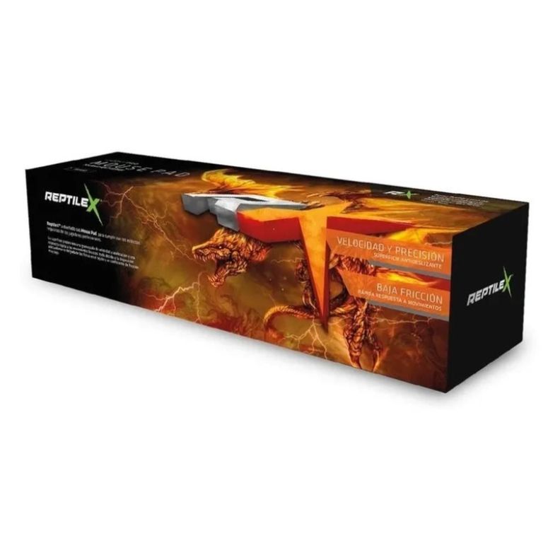 Mouse Pad Gamer Xl Antideslizante Alfombrilla Raton 70x30cm Naranja-3