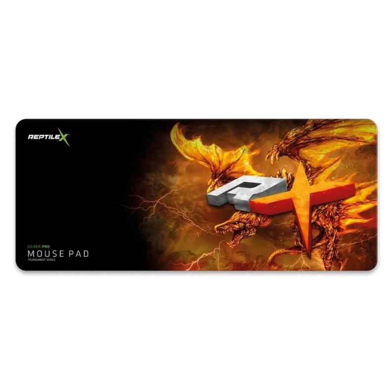 Mouse Pad Gamer Xl Antideslizante Alfombrilla Raton 70x30cm Naranja-0