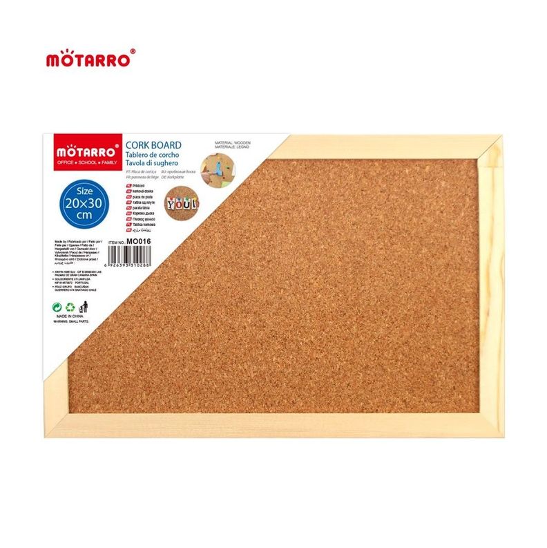 Tablón De Anuncios De Corcho Para Colgar En La Pared-0