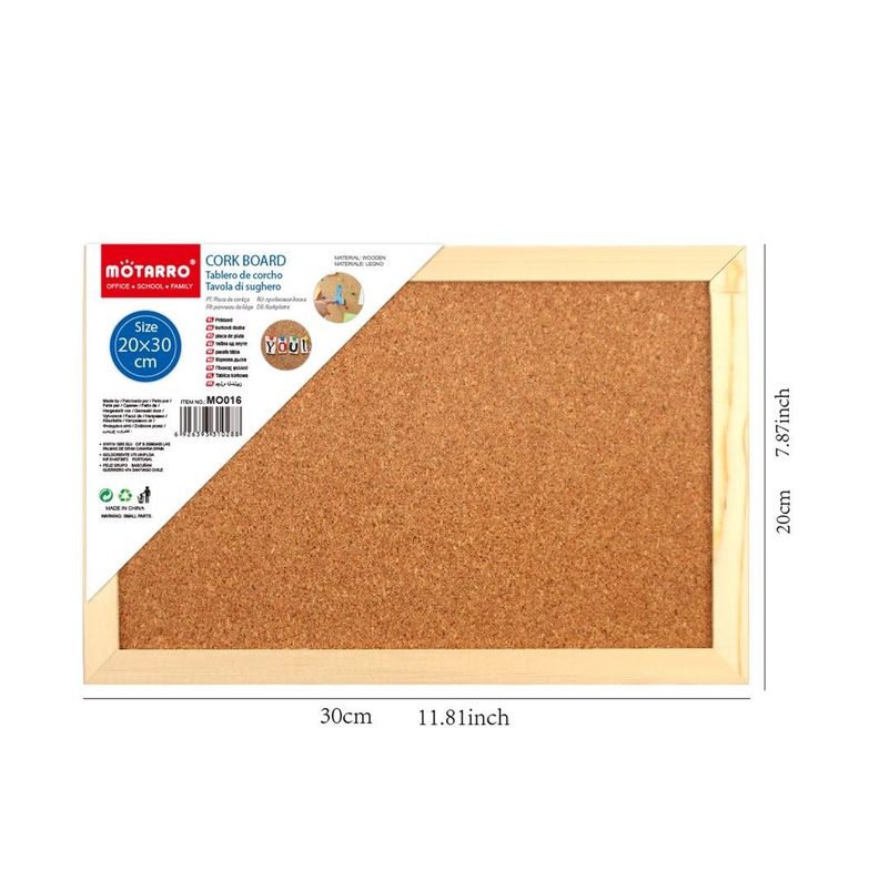 Tablón De Anuncios De Corcho Para Colgar En La Pared-4
