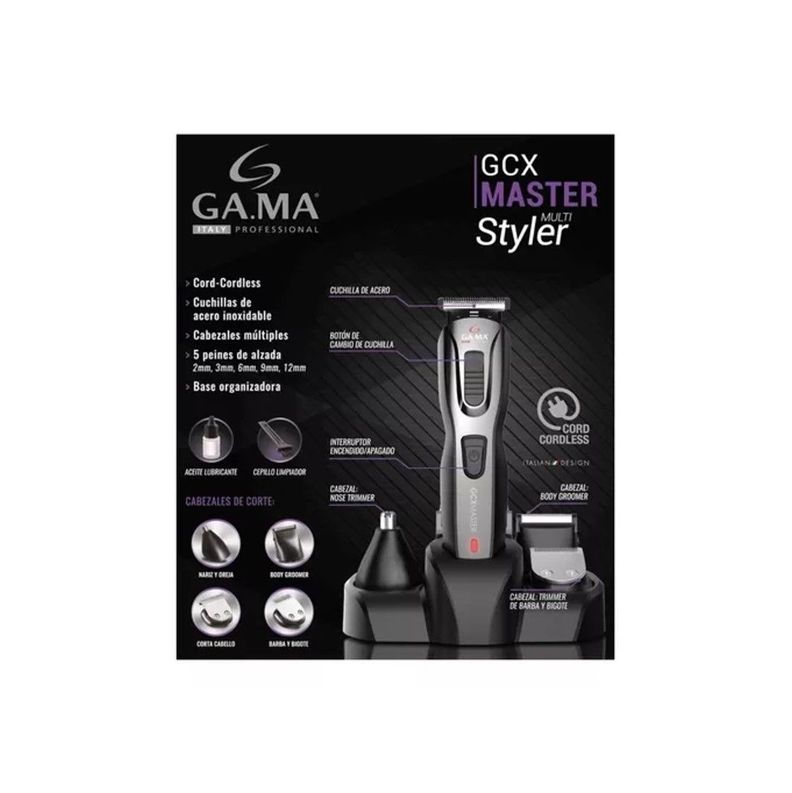 MAQUINA CORTAPELOS GAMA MULTISTYLER GC 625 RECARGABLE USB-3