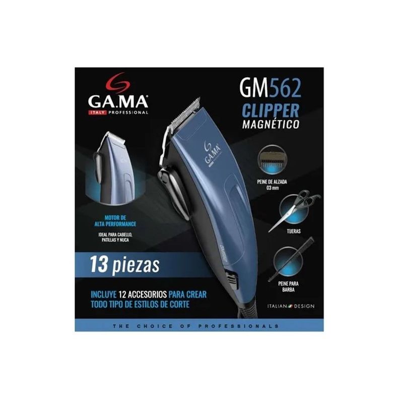 MAQUINA CORTAPELOS GAMA GM562 13 ACCESORIOS-4