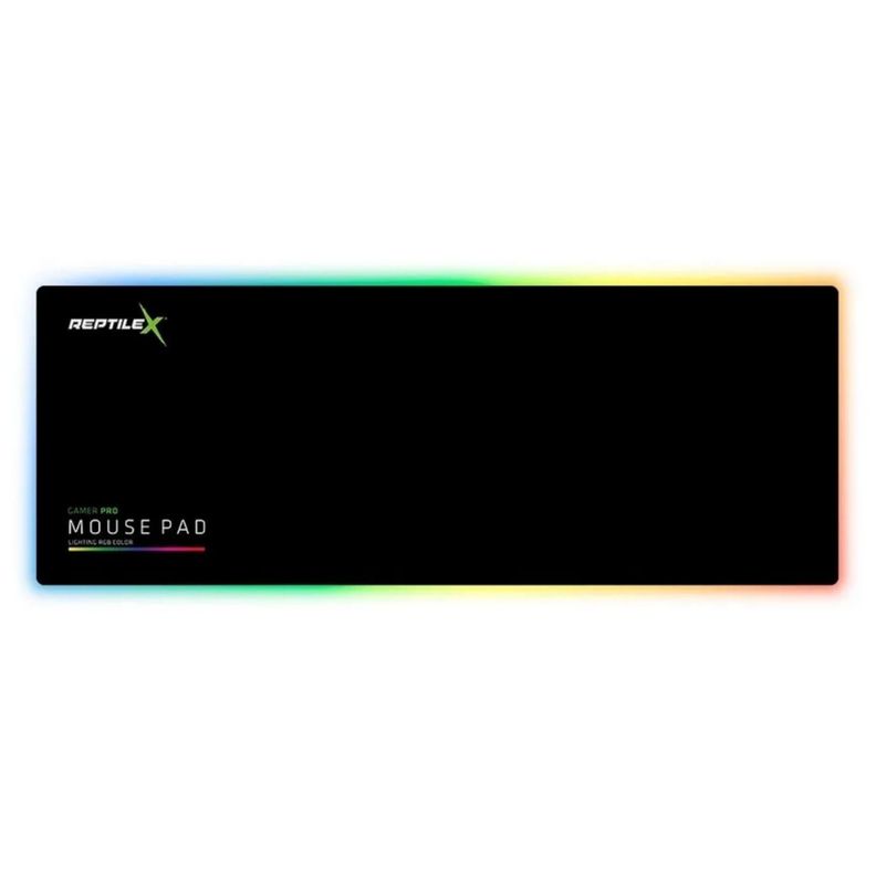 Mouse Pad Gamer Xl Antideslizante Alfombrilla Rgb 80x30cm Negro-0