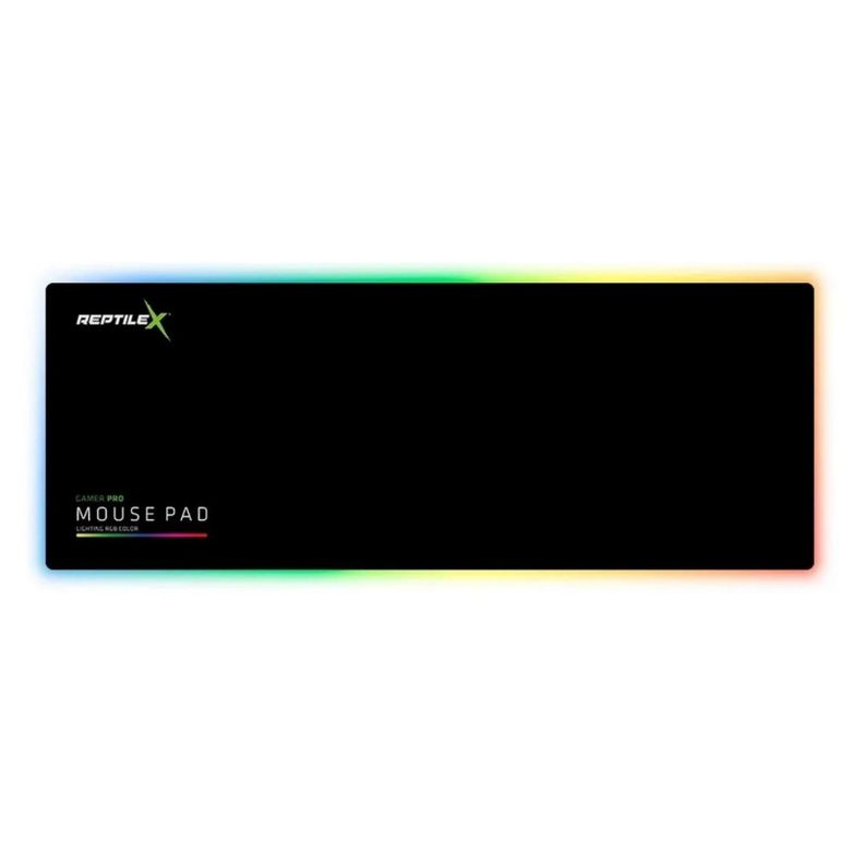 Mouse Pad Gamer Xl Antideslizante Alfombrilla Rgb 90x40cm Negro-0
