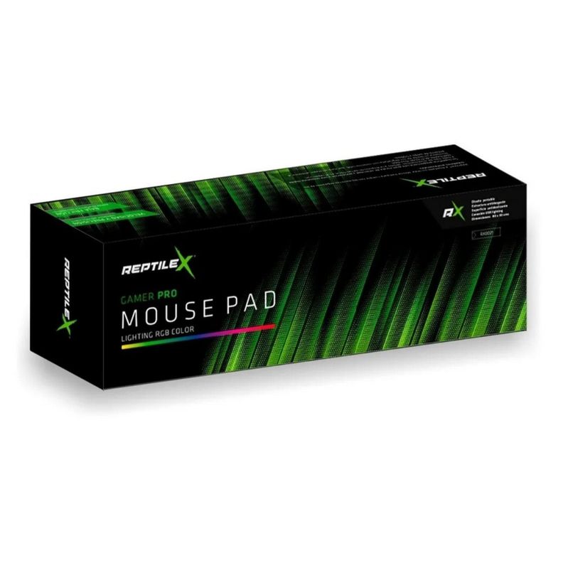 Mouse Pad Gamer Xl Antideslizante Alfombrilla Rgb 90x40cm Negro-3