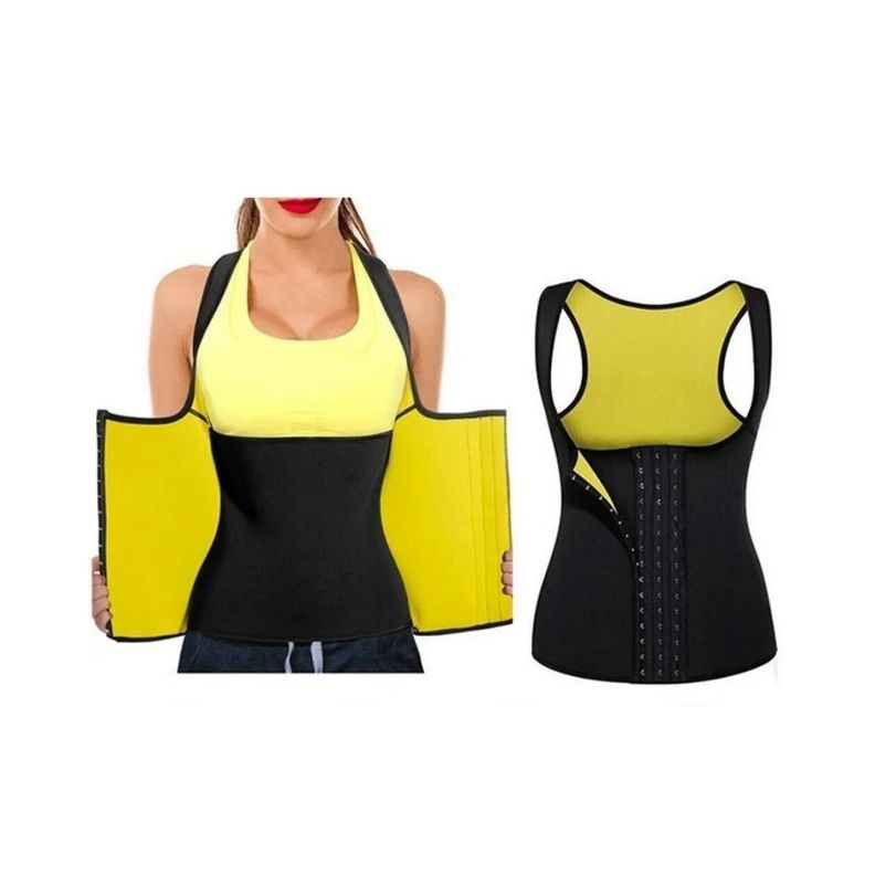 Faja Reductora Ajustable Camiseta Deportiva Fitness XL-1