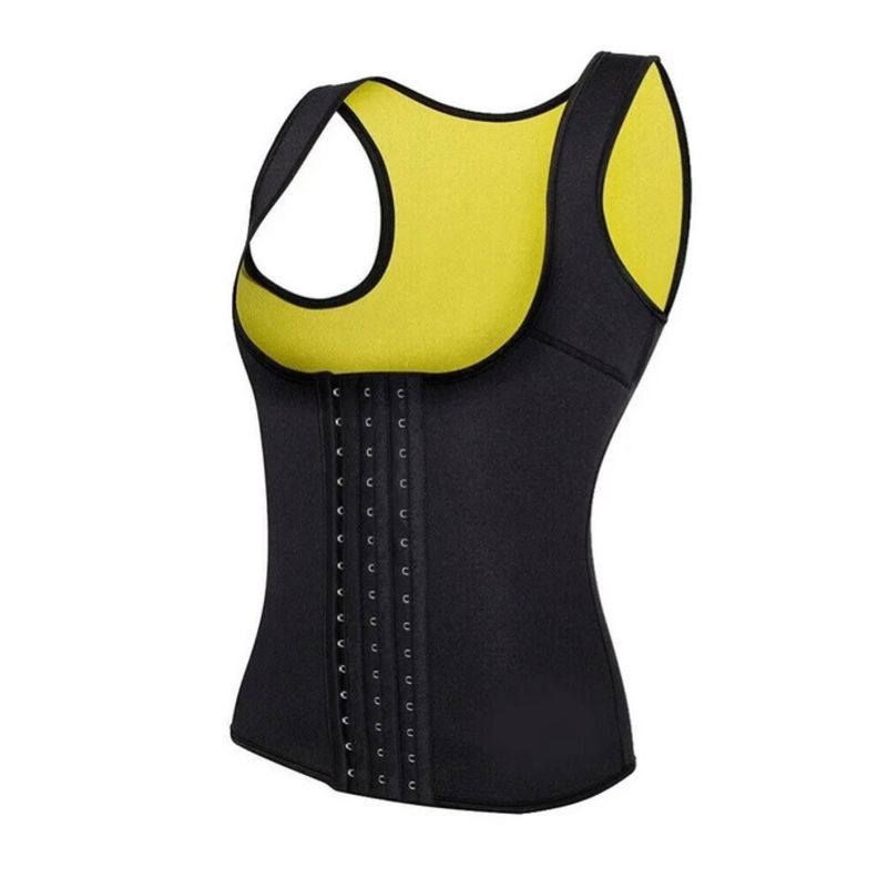 Faja Reductora Ajustable Camiseta Deportiva Fitness XL-0