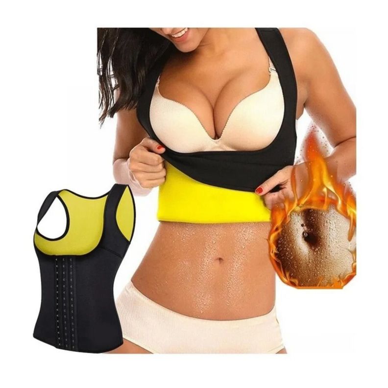 Faja Reductora Ajustable Camiseta Deportiva Fitness XL-2