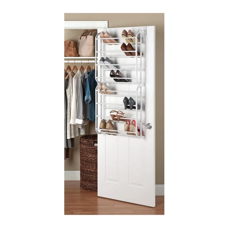 Zapatero Organizador Colgador Zapatos 24pcs Puertas Armario-1