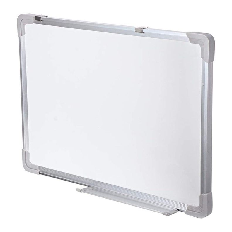 Pizarra Magnética Blanca Con Marco de Aluminio 35 x 50 cm-0