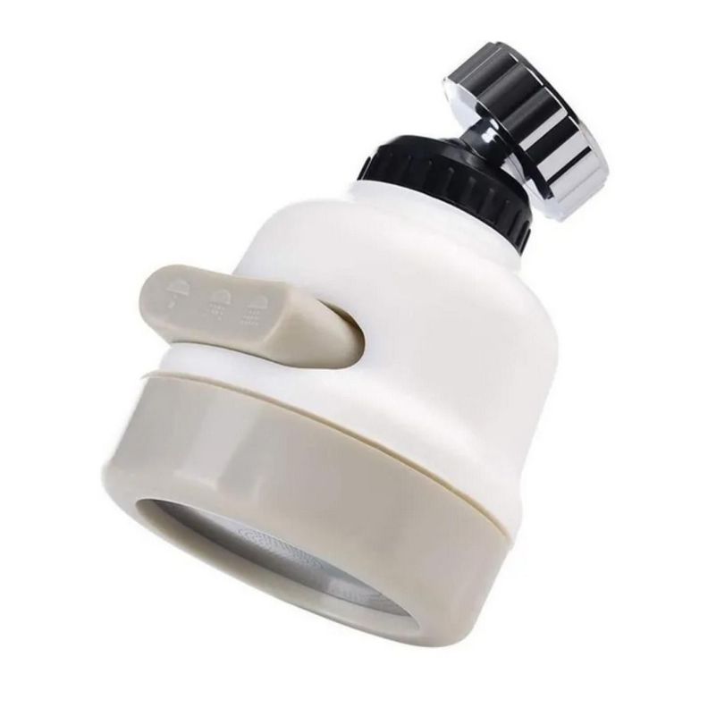 Boquilla Antisalpicadura Para Grifo Lavaplatos Baño Multiuso Blanco-0