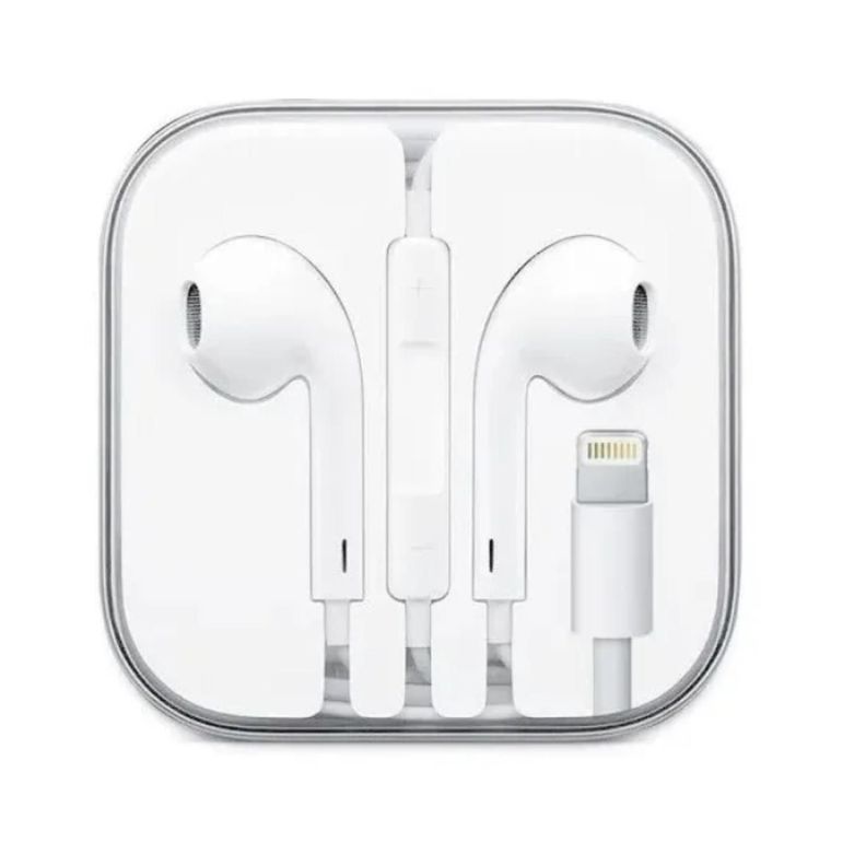 Audífonos Lighting Compatible iPhone 7/ 8/ Plus X Audifonos Blanco-0