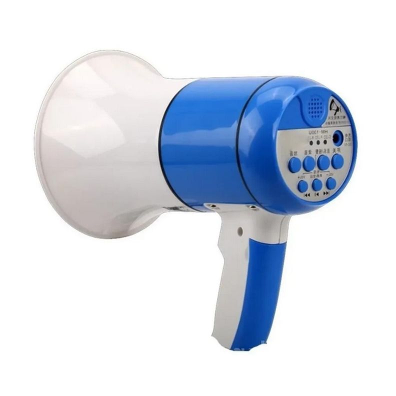 Megafono Recargable Portatil 15w Inalambrico-0