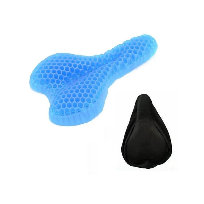 Asiento Gel Para Bicicleta Goma Sillin Acolchado-1