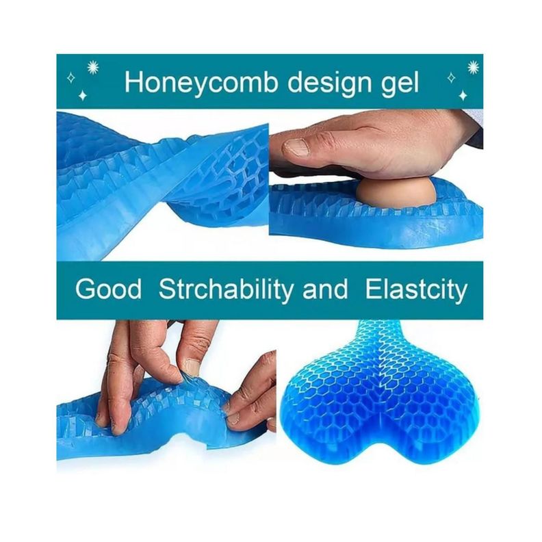 Asiento Gel Para Bicicleta Goma Sillin Acolchado-3