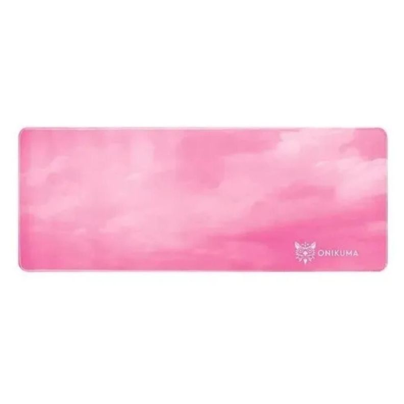 Mouse Pad Gamer Xl Antideslizante Rosa Borde Cosido 80x30cm-1