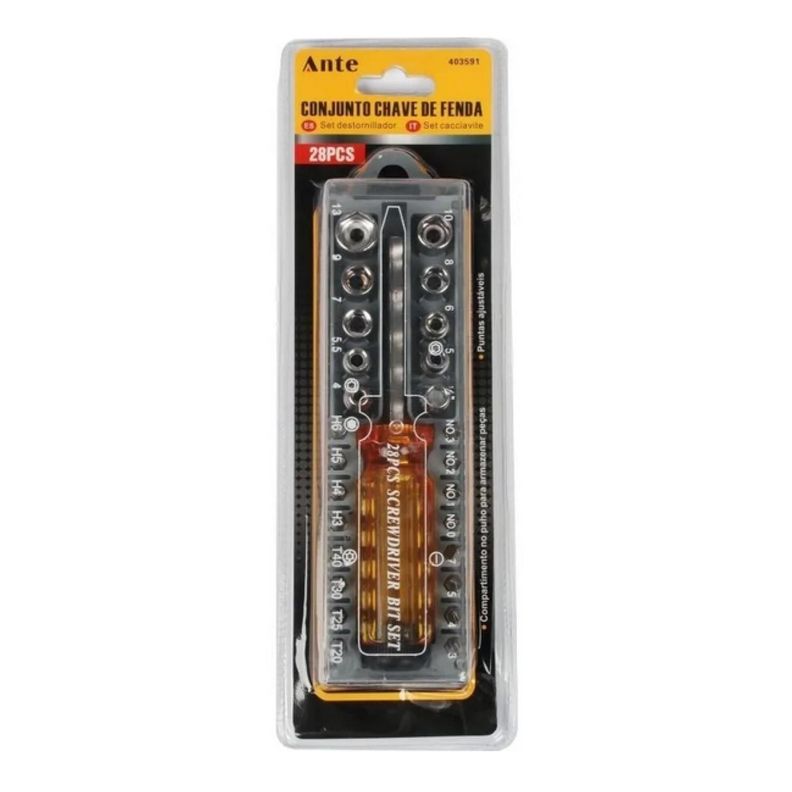 Set Kit Juego Destornillador 28 Piezas Premium-0