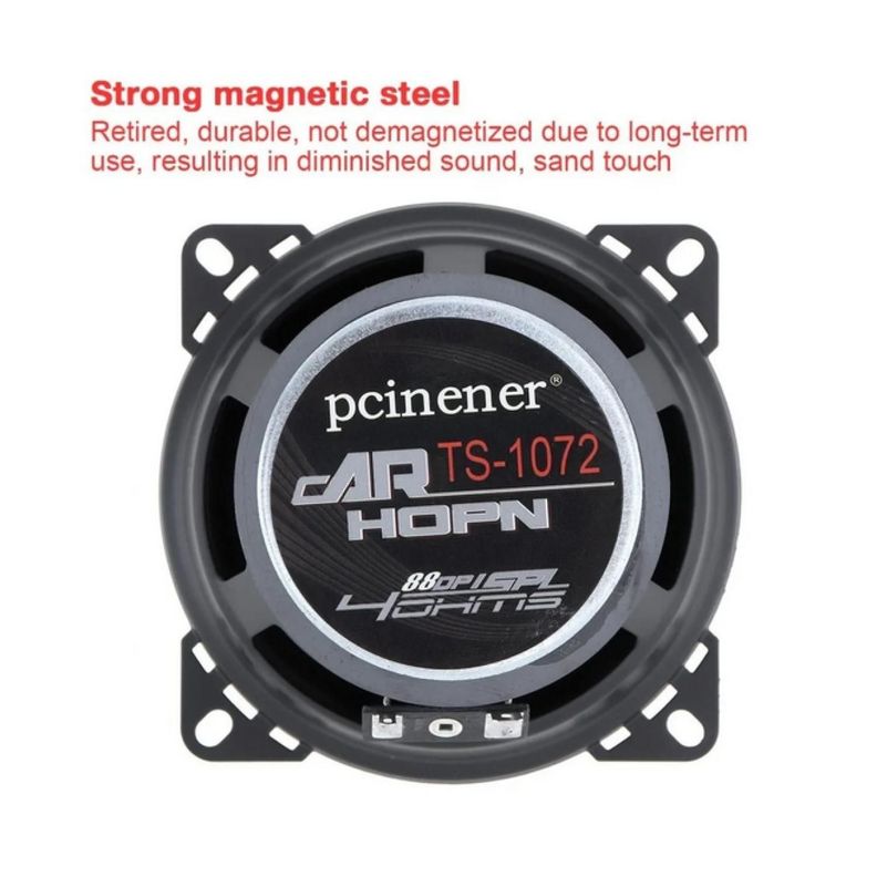 Parlantes Auto Pcinener Ts-1072 250w 10cms Auto Audio Negro-4