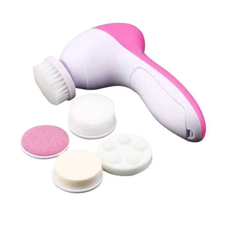 Cepillo Limpiador Facial 5en1 Exfoliante Masajeador-1