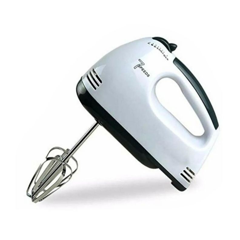 Batidor Eléctrico Hogar Mini Mezclador Batidora Blaco-0
