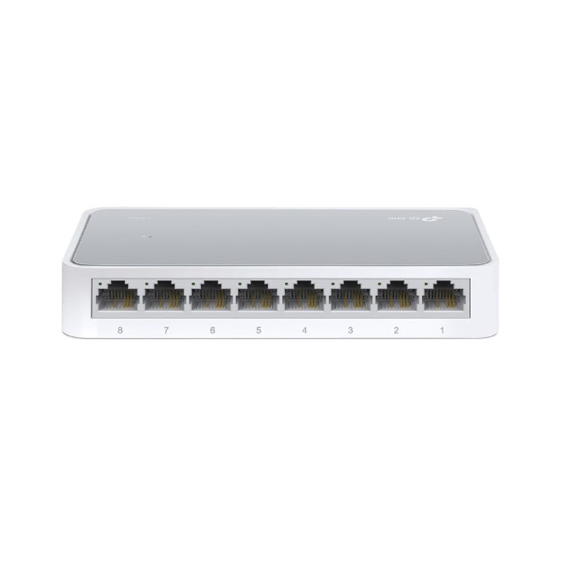 Switch de sobremesa con 8 puertos a 10 100 Mbps Blanco