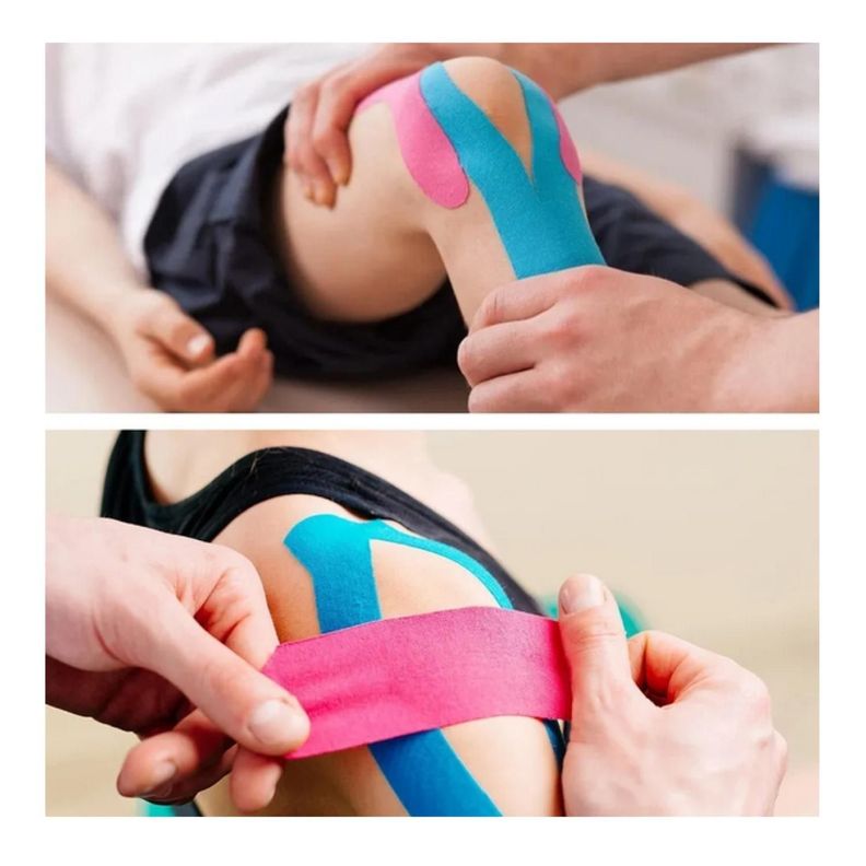 Cinta Tape Kinesiológico Venda Kinesiologica Tape Cian-2