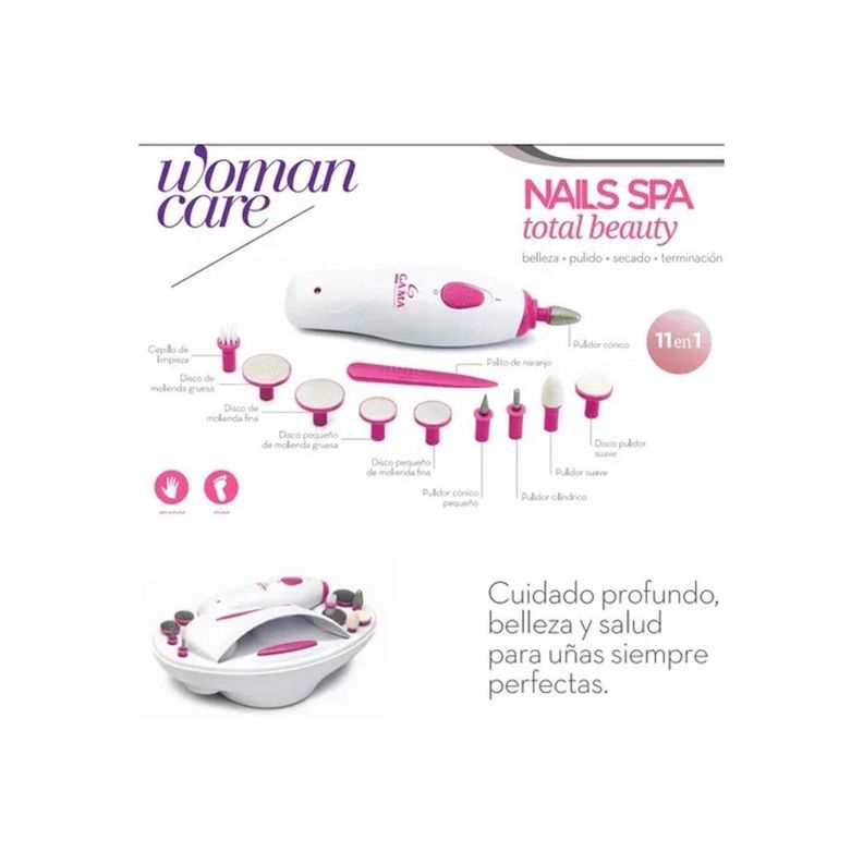 SET DE MANICURA GAMA NAIL SPA 11 ACCESORIOS-2