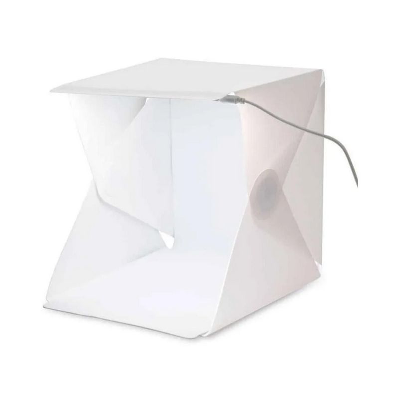 Mini Estudio Fotografico Portatil Luz Led Fotos Fotografia-0