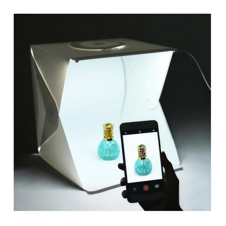Mini Estudio Fotografico Portatil Luz Led Fotos Fotografia-2