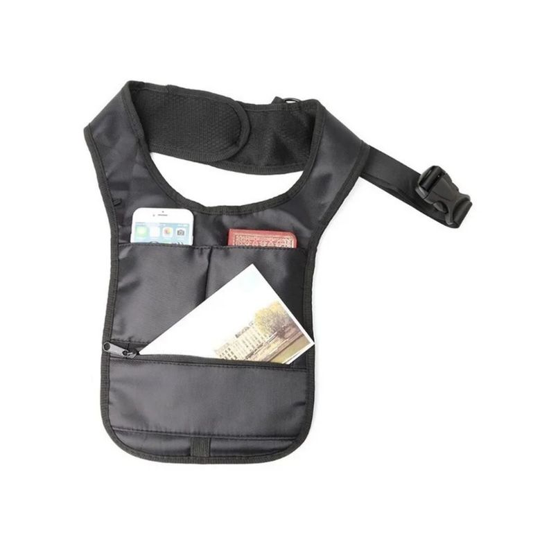 Mochila Lateral Anti Robo Ligera Negro-2