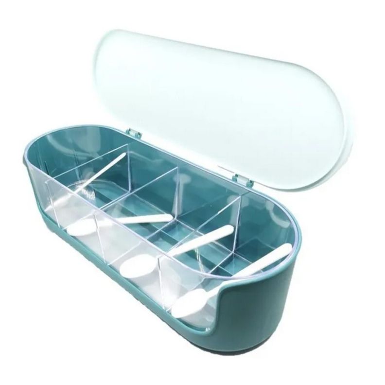 Taper Para Especies Azucarero Salero Separador Fuente Cocina Azul Claro-2