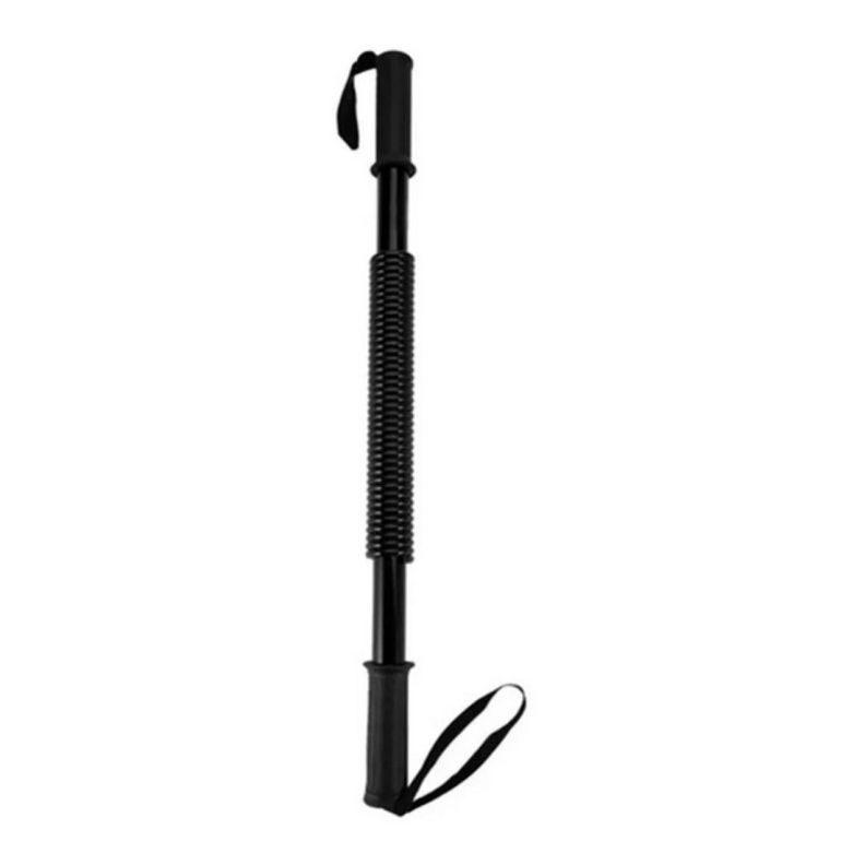 Barra Torsion 40 Kilos Ejercicios Brazos Fitness Negro-0