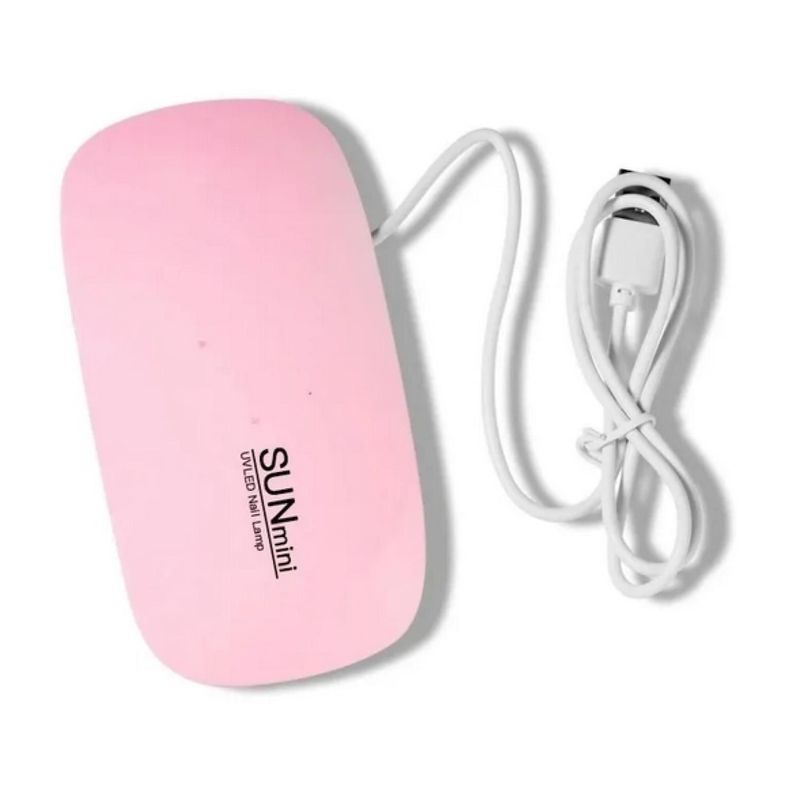 Sun Mini Lampara Uv Nail Uñas Led Manicure Manicure 6 W Blanco-1