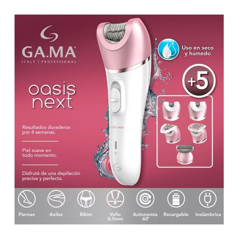 DEPILACION RECARGABLE USB GAMA OASIS NEXT-3
