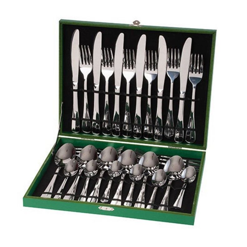 SET DE CUCHILLERIA 30 PIEZAS CAJA MALETIN-0