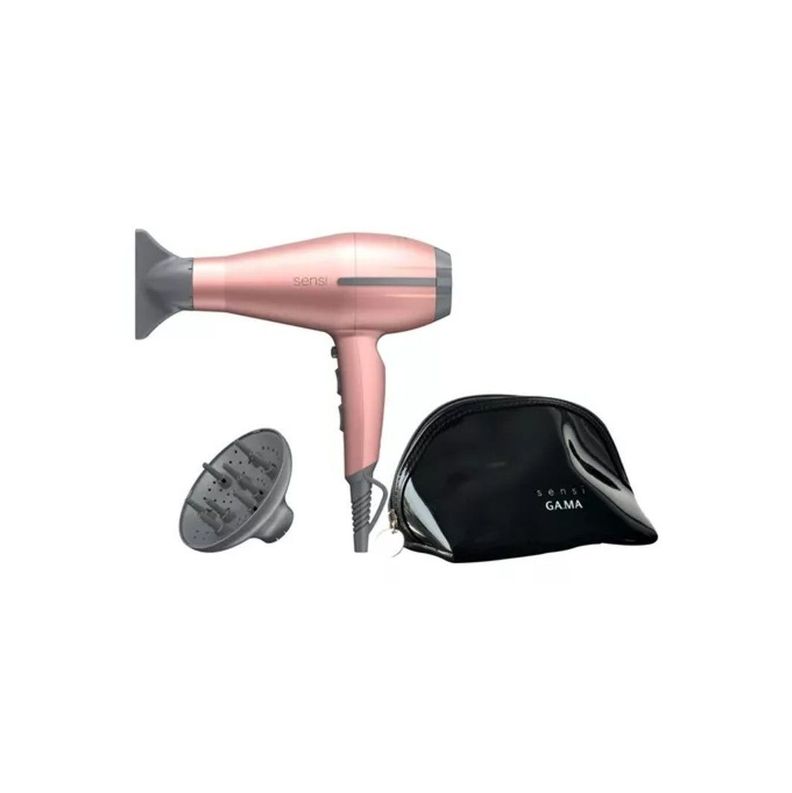 SECADOR DE PELO TEMPO SENSI 5D ROSE THERAPY OZONE-3