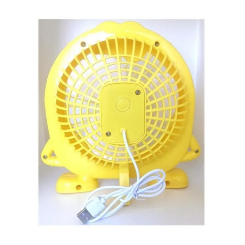 Ventilador Usb Portatil De Mesa Amarillo-1