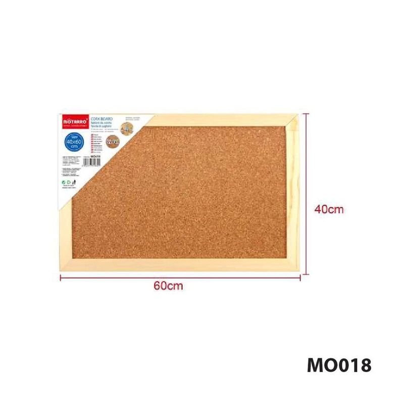Tablón De Anuncios De Corcho Para Colgar 40 x 60 cm-1