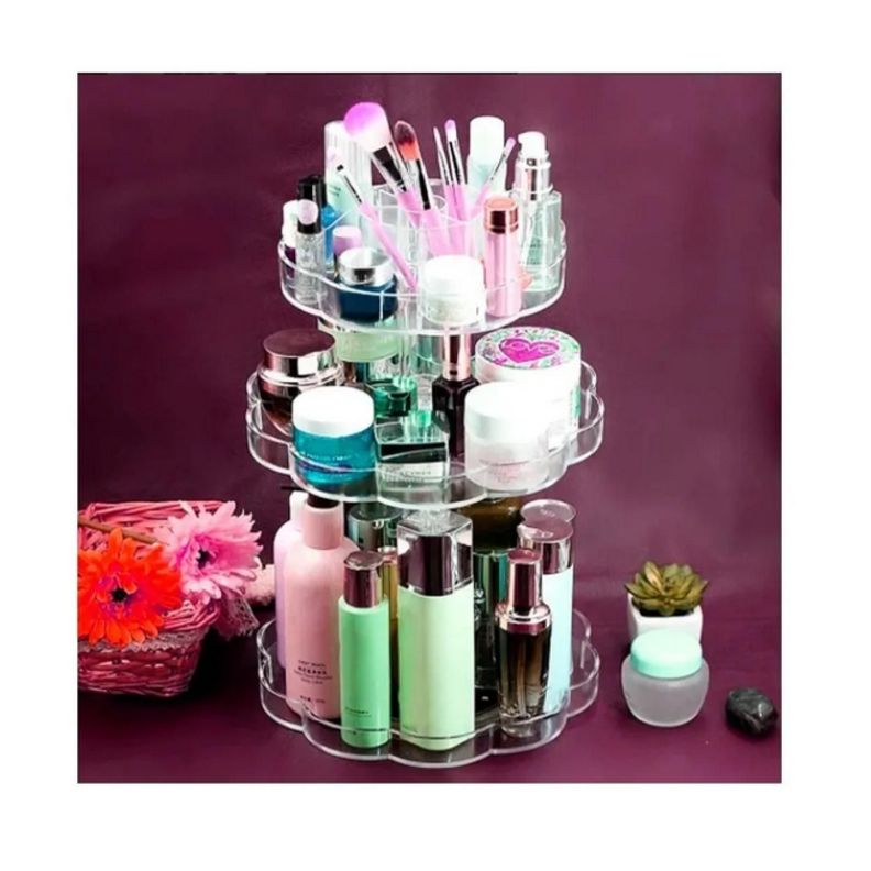 Organizador De Maquillaje Cosmeticos Rotativo Skincare Mujer-2