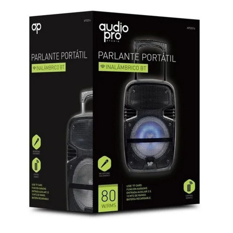 Parlante Karaoke Portatil Bluetooth Negros-1