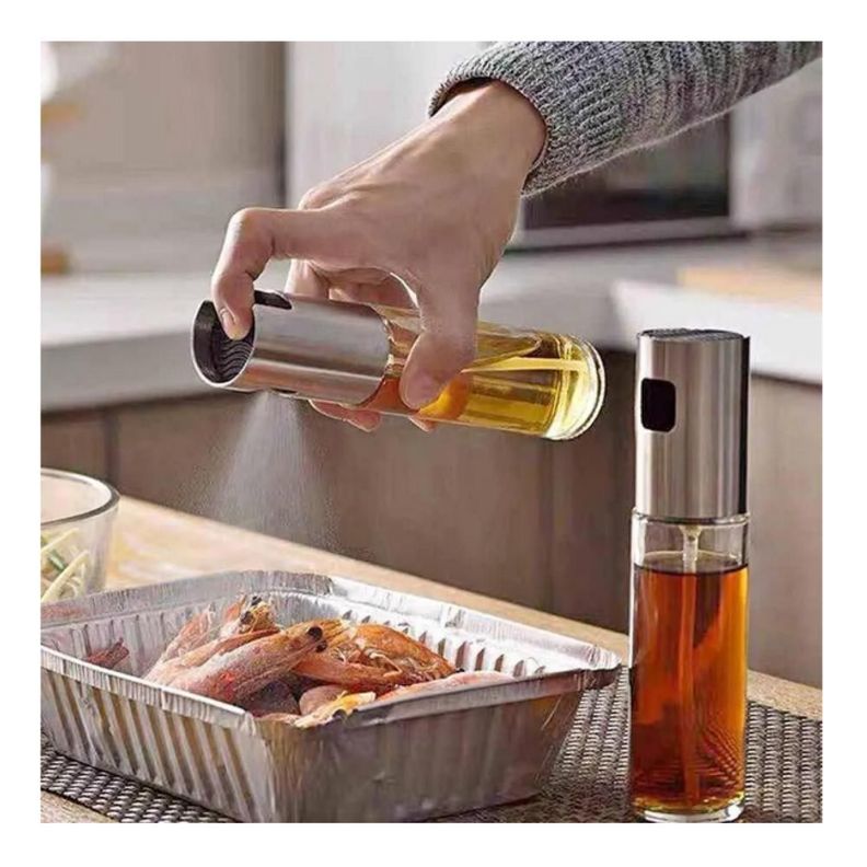 Dispensador Para Aceite Rociador Vinagre Spray Liquido Rose Gold-2
