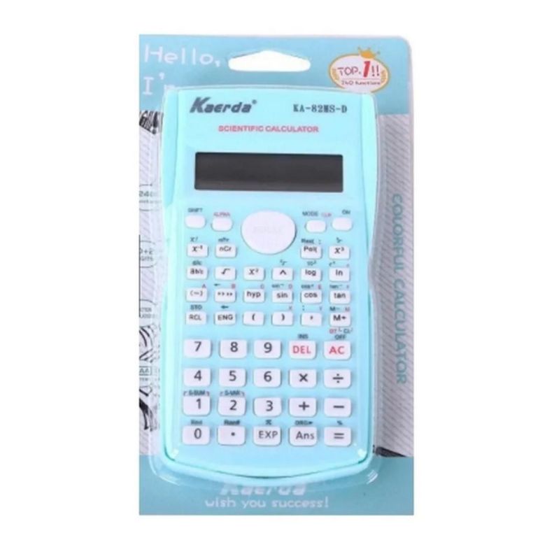 Calculadora Cientifica Digital Mujer Hombre Estudios Oficina Blanco-0