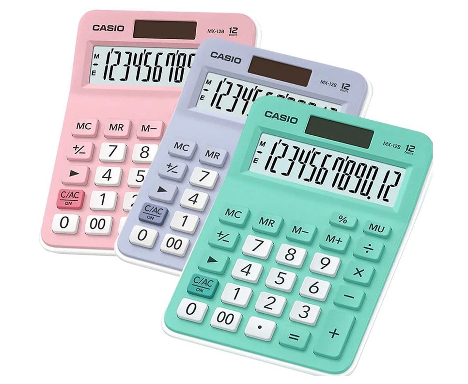 CALCULADORA CASIO 12 DIGITOS -0