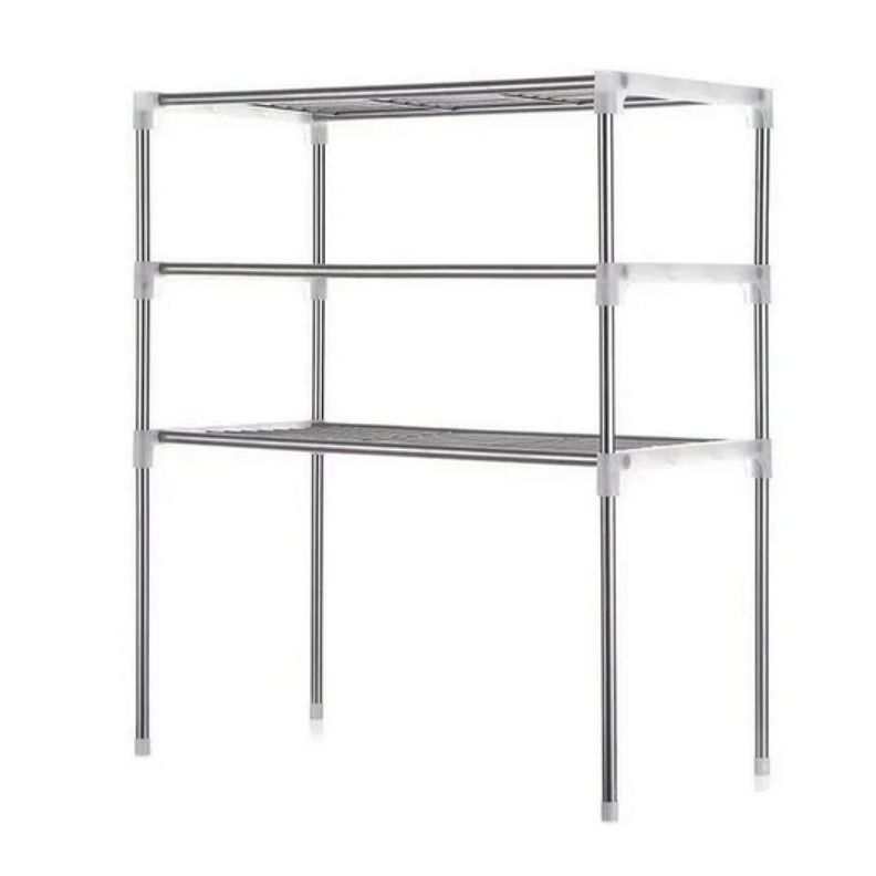 Estante Organizador Multiuso Cocina Baño Hogar Gris-0