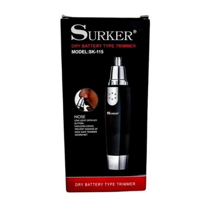 Máquina Corta Pelo Afeitadora Nasal Nariz Eléctrico Negro-2