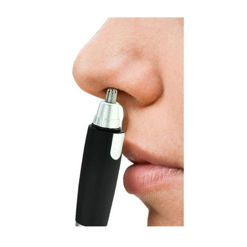 Máquina Corta Pelo Afeitadora Nasal Nariz Eléctrico Negro-1