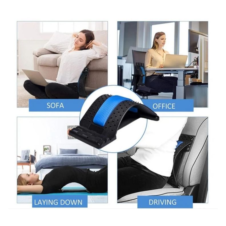 Masajeador Corrector Lumbar De Espalda Multiuso Ajustable-2