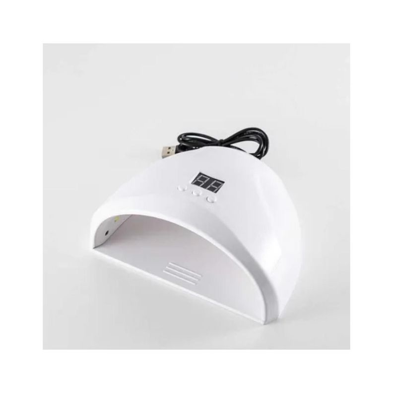 Lampara Led Uv 36w Uñas Manicure Esmalte Permanente Mujer Blanco-1